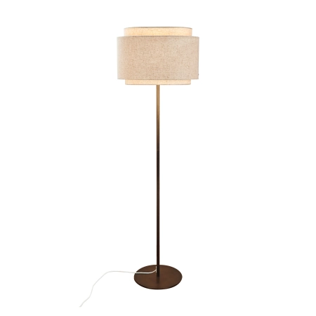 Lampa podłogowa z beżowym eleganckim kloszem Takai NO2520054018 - Design for The People